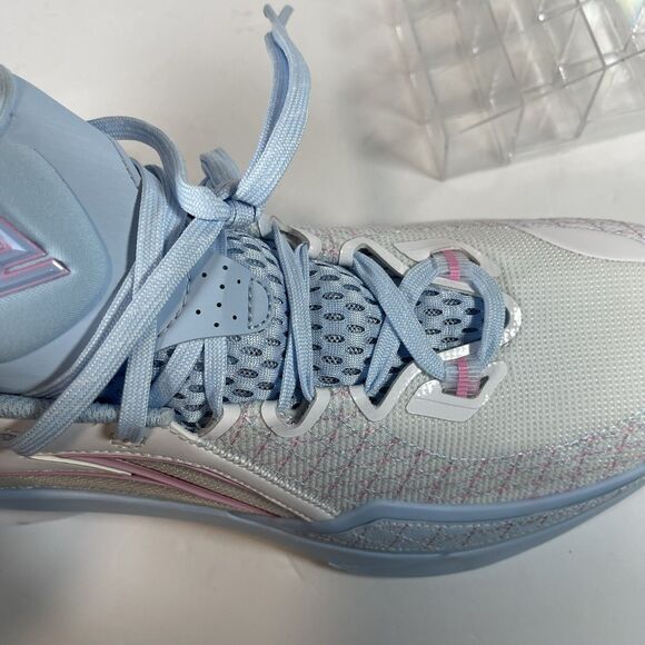 Li-Ning Shining 2 Men\'s Basketball Shoes White Glacier Blue Size 11 ABAV009-AN main image 6